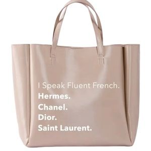 Never Ending Tote- Fluent French
